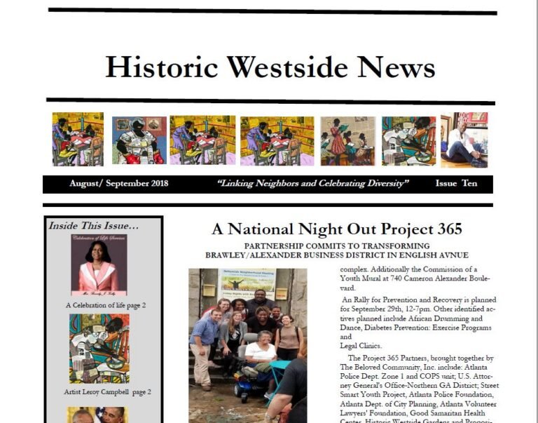 Historic Westside News: August/September edition