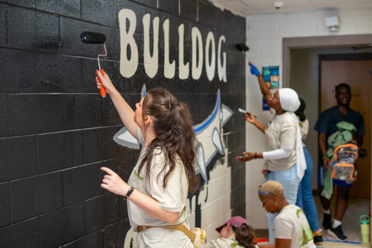 Celebrating 100 Years: Westside Future Fund’s Volunteer Event at Booker T. Washington High School