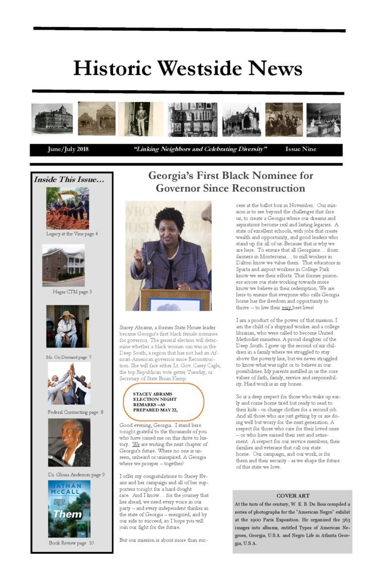 Hot off the Presses: June/July Edition of The Historic Westside News