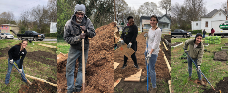 March Day of Service volunteers ready Jet Street Garden for spring